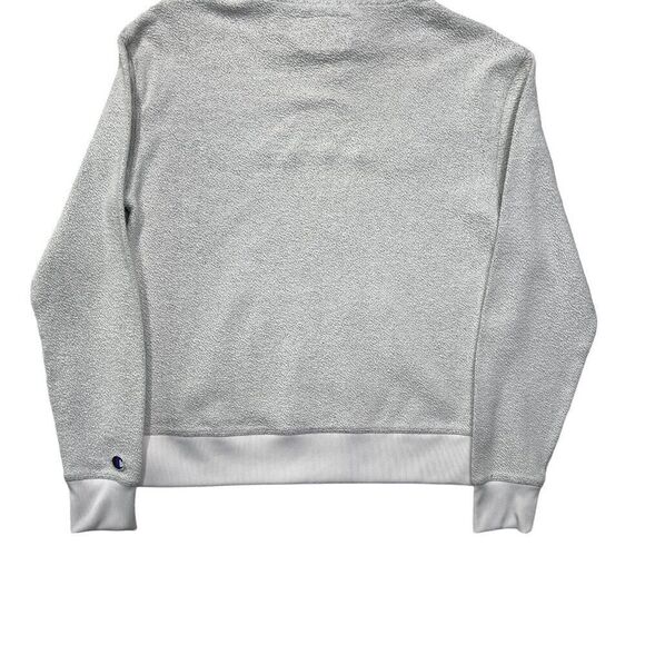 Champion Women's Size Medium Gray Logo Embroidered Hoodie - Picture 8 of 12